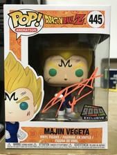 FUNKO POP MAJIN VEGETA ORANGE SIGNED 2018 NYCC COMIC CON VAULTED EXCLUSIVE