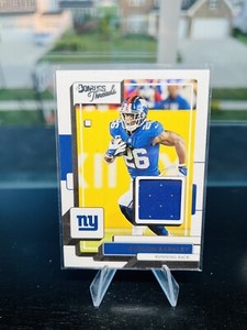 2022 Donruss Saquon Barkley THREADS JERSEY PATCH #TH-17 Panini New York Giants