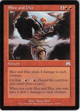 Slice and Dice *Uncommon* Magic MtG x1 Onslaught SP