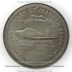 1983 * 1 Crown Argento Isola di Man "200th Anniversary of Manned Flight" (KM 105