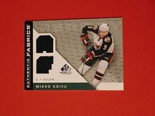 2007-08 SP Game Used Authentic Fabrics #AF-MK Mikko Koivu Minnesota Wild 