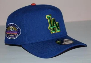 LOS ANGELES L.A. DODGERS NEW ERA 9Forty Snapback Hat Cap Royal Blue A-FRAME *4V - Picture 1 of 8