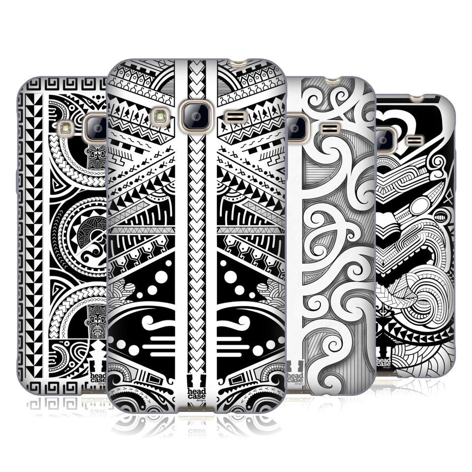 FUNDA DE GEL SUAVE HEAD CASE DESIGNS MAORÍ TATAU PARA TELÉFONOS SAMSUNG 3 Foto 1 de 4