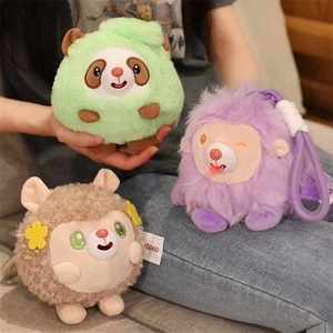 with Sound Animal Plush Pendant Plush Doll Keychain Birthday Gifts - Picture 1 of 22