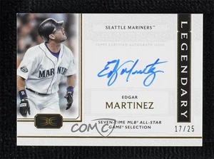 2024 Topps Definitive Collection Legendary/25 Edgar Martínez #LAC-EM Auto Salón de la fama - Imagen 1 de 3