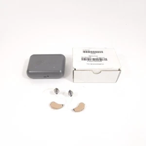 Lucid Hearing Engage Beige Rechargeable Hearing Aids OTC Tested - Picture 1 of 13