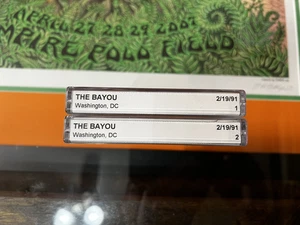 Phish Live Cassette 2/19/91 The Bayou, Washington, DC Set 1 & 2 - Picture 1 of 2