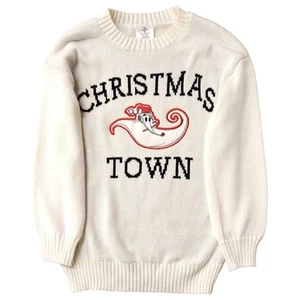 Boys White Nightmare Before Christmas Zero Holiday Sweater - Picture 1 of 2
