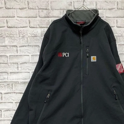 Carhartt Black 2XL Soft Shell Jacket Vintage Outdoor Streetwear Durable - Image 1 of 4