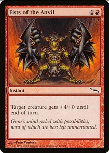 X 1 Fists of the Anvil NM Mirrodin 091 MTG Magic The Gathering - Picture 1 of 2