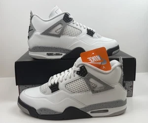 Nike Air Jordan 4 Retro Sneakers Uomo Taglia 11.5 "White Cement" FV5029-100 - Foto 1 di 5
