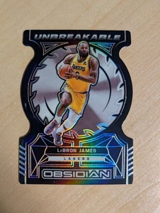 2021-22 Obsidian LeBron James Unbreakable #6 Lakers - Picture 1 of 2