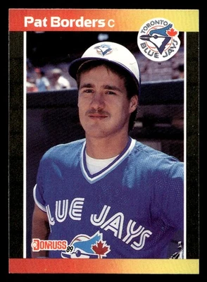 1989 Donruss Pat Borders #560 Toronto Blue Jays - Image 1 of 2