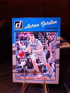2016 Donruss Press Proof Blue Aaron Gordon #71 SP /299 Magic Nuggets Sharp! - Picture 1 of 2