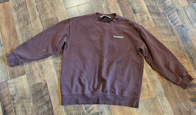 Playboy PacSun Brown Crewneck  Mens Medium pullover playboy bunny sweatshirt - Image 1 of 4