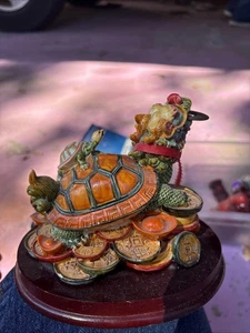 Seltene chinesische Drachenschildkröte Longgui Koji Keramik - San Tao Fang Keramik Firma - Bild 1 von 4