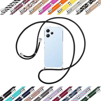 Collana (A) per Xiaomi Redmi 12 (6.79'') Cover protettiva Custodia con cordino - Immagine 1 di 4