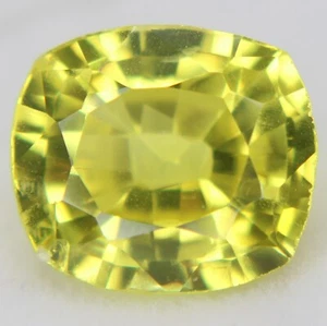 8.60 Ct Certified Natural Yellow Beryl Cushion Shape Loose Gemstones - Picture 1 of 4