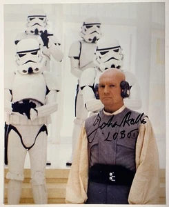 John Hollis Lobot 8x10 Autographed Photo - Star Wars ESB - Beckett Quick Auth - Picture 1 of 3