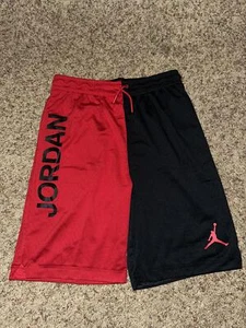 Jordan Big Kids (Boy’s) Essentials GFX  Bred Shorts - Picture 1 of 13