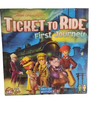 Days of Wonder Ticket to Ride First Journey New In Box Alan R. Moon Age 6+ - Image 1 of 4