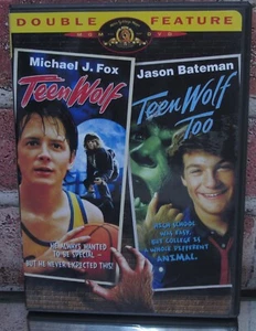 TEEN WOLF & TEEN WOLF TOO - DOUBLE 2 FEATURE DVD SET Michael J Fox Jason Bateman - Picture 1 of 8