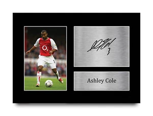 Autógrafo impreso de Ashley Cole gran idea de regalo foto A4 para fanáticos del fútbol americano - Imagen 1 de 17