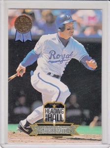 1993 Leaf Original George Brett Kansas City Royals Heading for The Hall #7