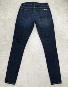 Pantalones de mezclilla elásticos súper ajustados Krista para mujer HUDSON talla 26 x 29,5" prana lavado oscuro - Imagen 1 de 15