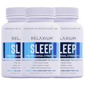 1-3 piezas Relaxium Sleep suplemento dietético natural para dormir mejor (60 cápsulas) - Imagen 1 de 9