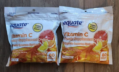 Gotas de suplemento de vitamina C ImmuneSupport 80 equivalentes (comparar con salas) pk2envío gratuito Foto 1 de 4