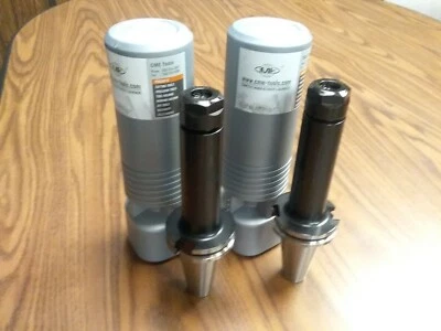 CNC TOOLING 2pcs CAT40-ER25 COLLET CHUCKS 6" x-long gage length, Balanced G2.5/25000rpm