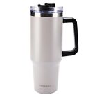 HYDRATE Tumbler with Handle, 40 oz - Travel Coffee Tumblers - 2-in-1 Insulate...