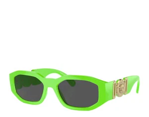Versace Medusa Biggie Sunglasses Green fluo VE4361 531987 - Picture 1 of 1
