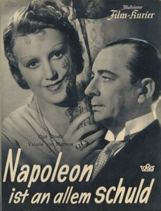 BFK 2863 | NAPOLEON IST AN ALLEM SCHULD | Curt Goetz, Valerie von Martens