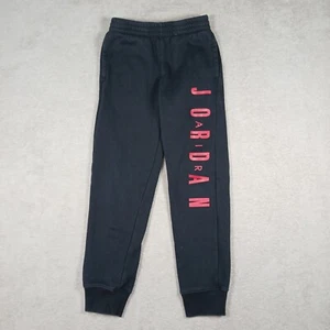 Pantalones deportivos Nike Air Jordan Spellout polar para niños negros rojos medianos M 956207-023 - Imagen 1 de 13