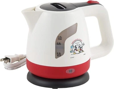 Tamahashi MM-207 AC100V Mickey & Minnie Electric Kettle 0.8L F/S new - Image 1 of 4