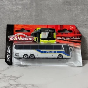 Majorette POLICE MAN City Lion's Coach L - City Bus - Picture 1 of 1
