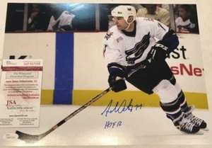 ADAM OATES AUTOGRAPHED SIGNED INSC. WASHINGTON CAPITALS 11x14 PHOTO JSA COA - Picture 1 of 1