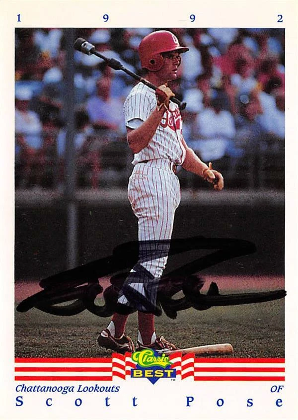 Scott Pose autographed Baseball Card (Reds) 1992 Classic Best Rookie #442 - Image 1 of 1