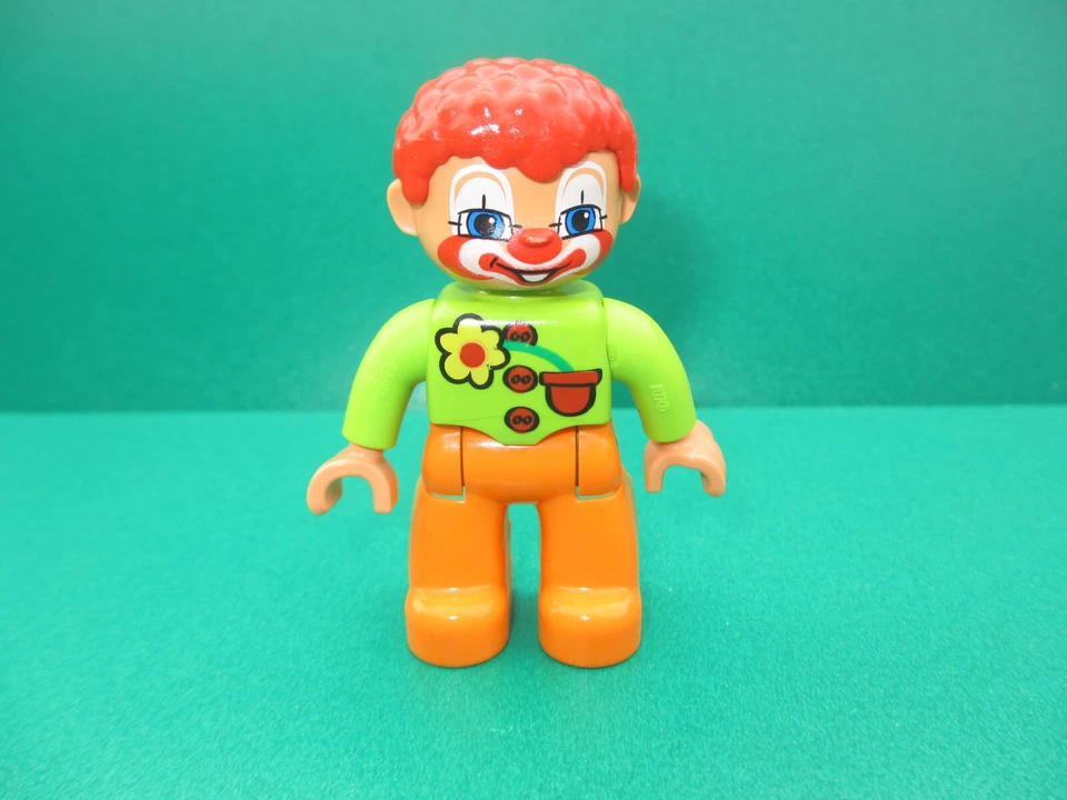 Lego Duplo Figur Clown Harlekin Zirkus rote Haare (250323C3) - Bild 1 von 1
