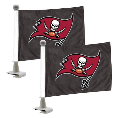 Tampa Bay Buccaneers NFL Ambassador Car Flag Set Cover