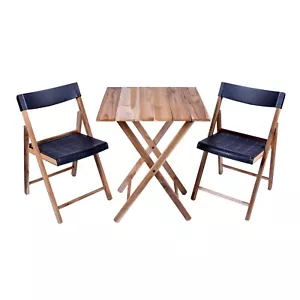 Tramontina Balkonset Potenza 3-teilig Tisch mit 2 Stühlen Gartenmöbel klappbar - Bild 1 von 4