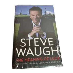 Steve Waugh - The Meaning of Luck Large Hardcover Book Brand New And Sealed - Picture 1 of 8