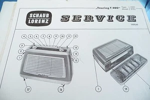 Service Manual-Anleitung für Schaub-Lorenz Touring T 400, 31080-31082  - Bild 1 von 1