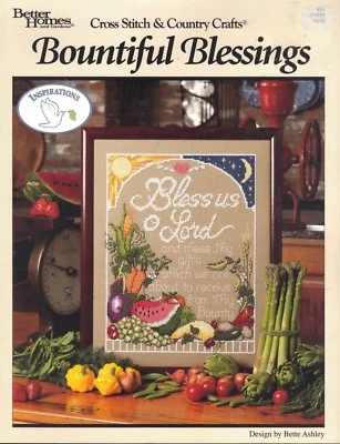Bountiful Blessings Prayer Frame Cross Stitch Pattern By Better Homes - Image 1 of 2