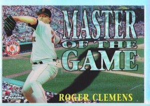 1996 Topps Chrome Baseball Masters of the Game Refractor #17 Roger Clemens