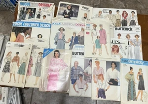 Vintage Sewing Patterns Designer SZ 10 Cut Uncut 1980's 1970's Ralph Lauren - Picture 1 of 11