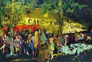 LeRoy Neiman "Cafe de Flore la Nuit" 1980 #1358C30X00DIVA - Bild 1 von 1