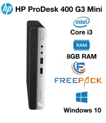 Pc Hp Mini Computer con 8gb di ram 256gb di SSD i3 intel Windows 11  office 2021 - Bild 1 von 4